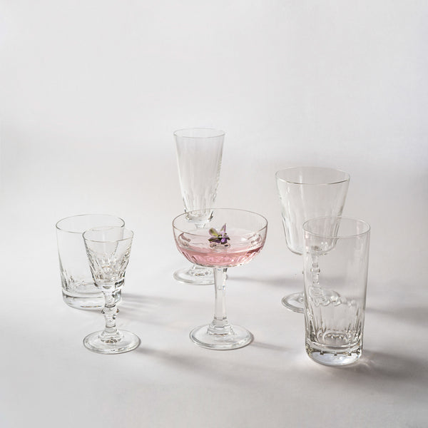 Baccarat Style Red wine crystal glass
