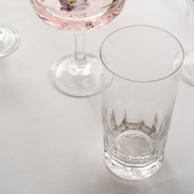 Baccarat Style Highball Crystal Glass