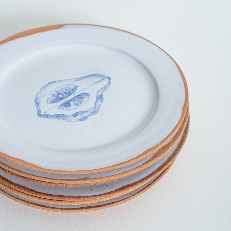 SIDE PLATE NO 4 - OLD CITRUS , HAND PAINTED