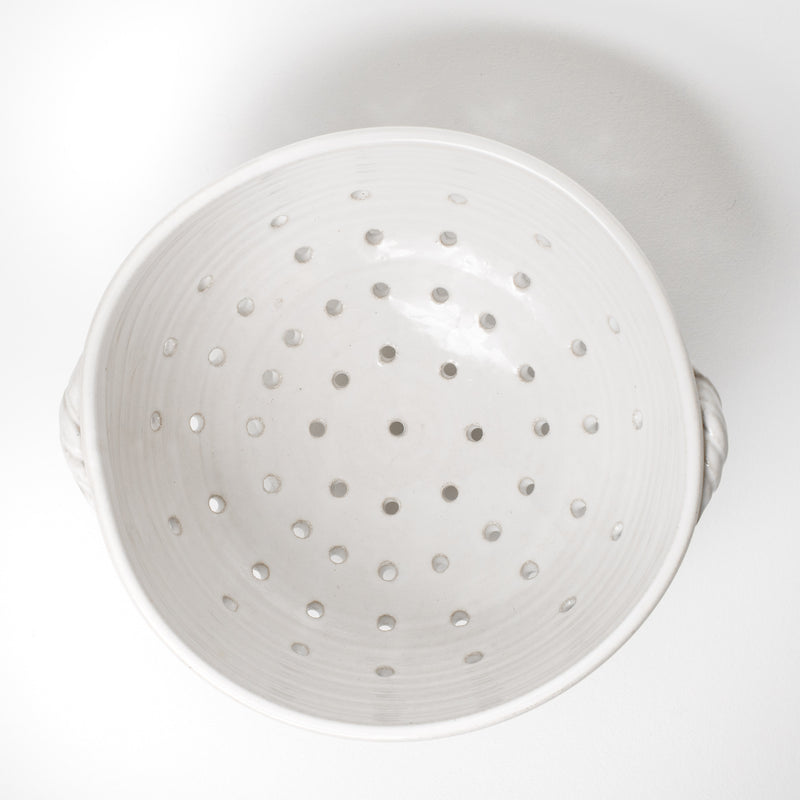 FOOTED CERAMIC COLANDER DEEP - MEDIUM